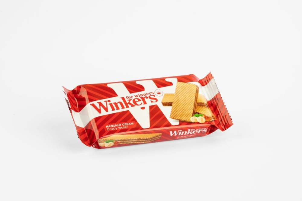 Winkers вафли со вкусом сливок фундук